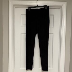 Lysse Black Suede Leggings M